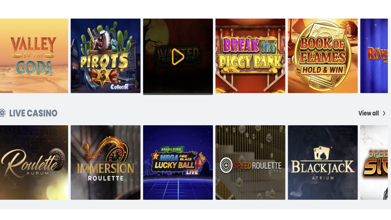 Gqbet Casino games